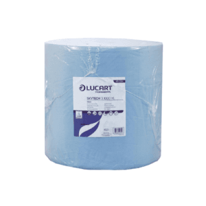 Blue 3 Ply Recycled Wiping Roll
