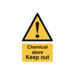 Chemical Store Keep Out Sign