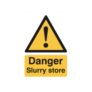 Danger Slurry Store Sign