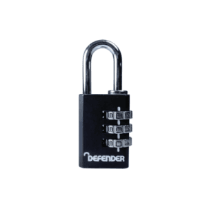 Squire Defender 30mm Black Combination Padlock