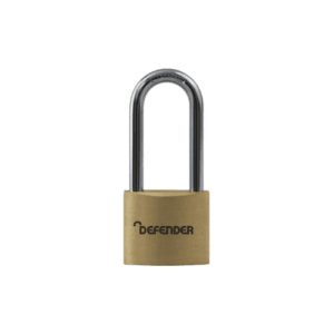 Squire Defender 40mm Brass Long Shackle Padlock